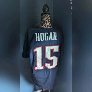New England Patriots Hogan Number 15 T-shirt Jersey Size XL (EUC)